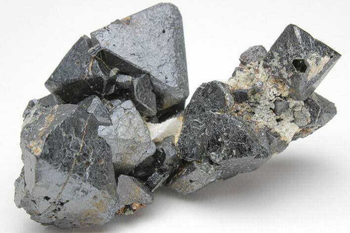 Octahedral Magnetite Crystal Cluster - Russia #209417